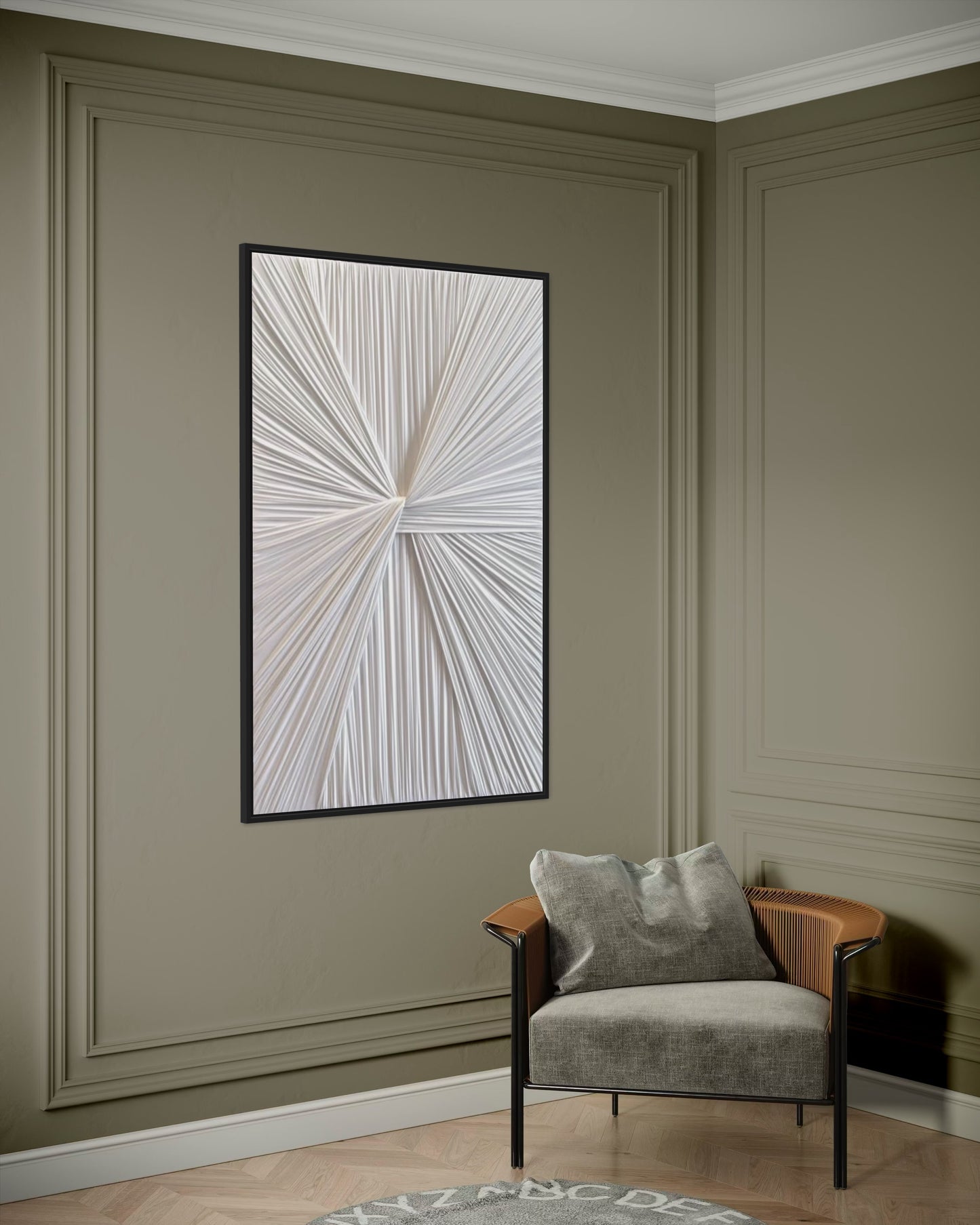 Fabric Art #3 Off White