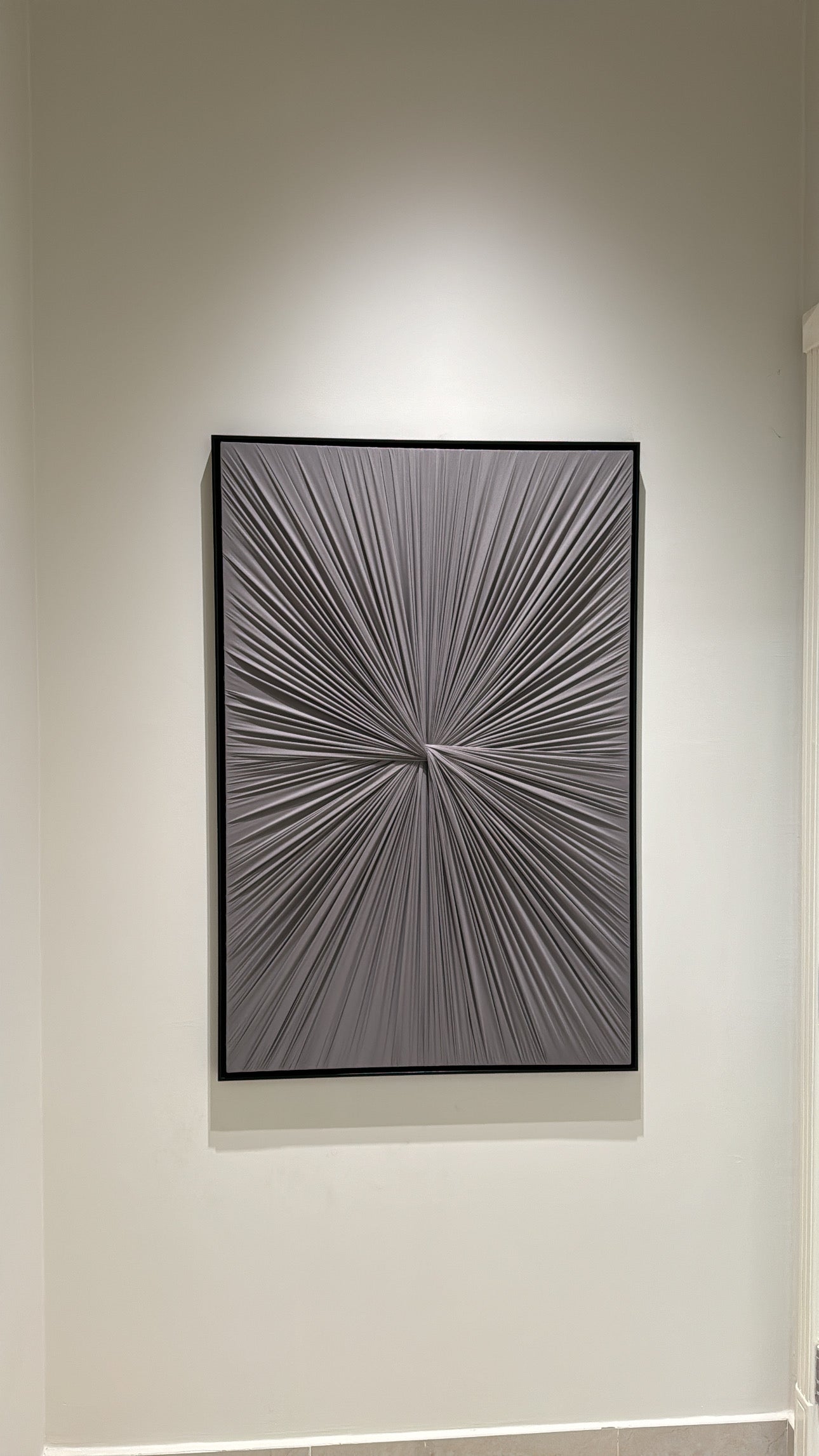 Fabric Art #2 Gray