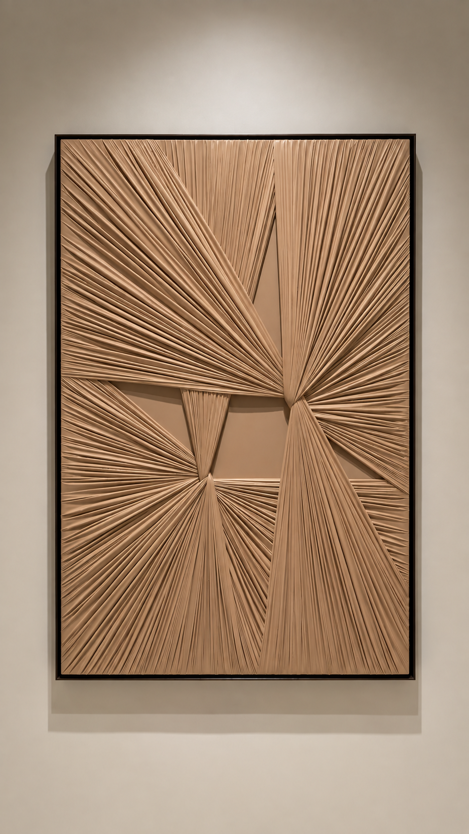 Fabric Art #7 Light Brown