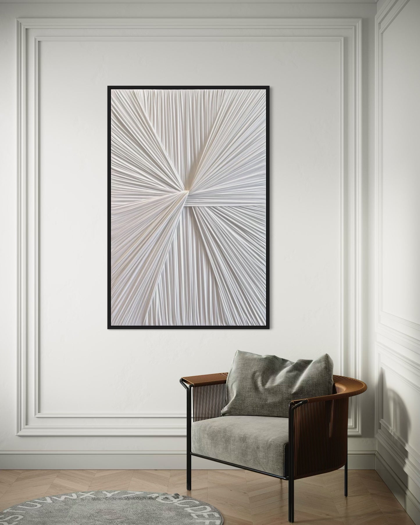 Fabric Art #3 Off White