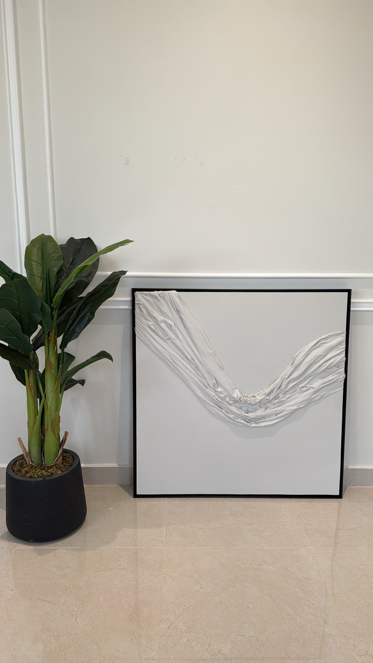 Silent Flow - Textured Wall Art