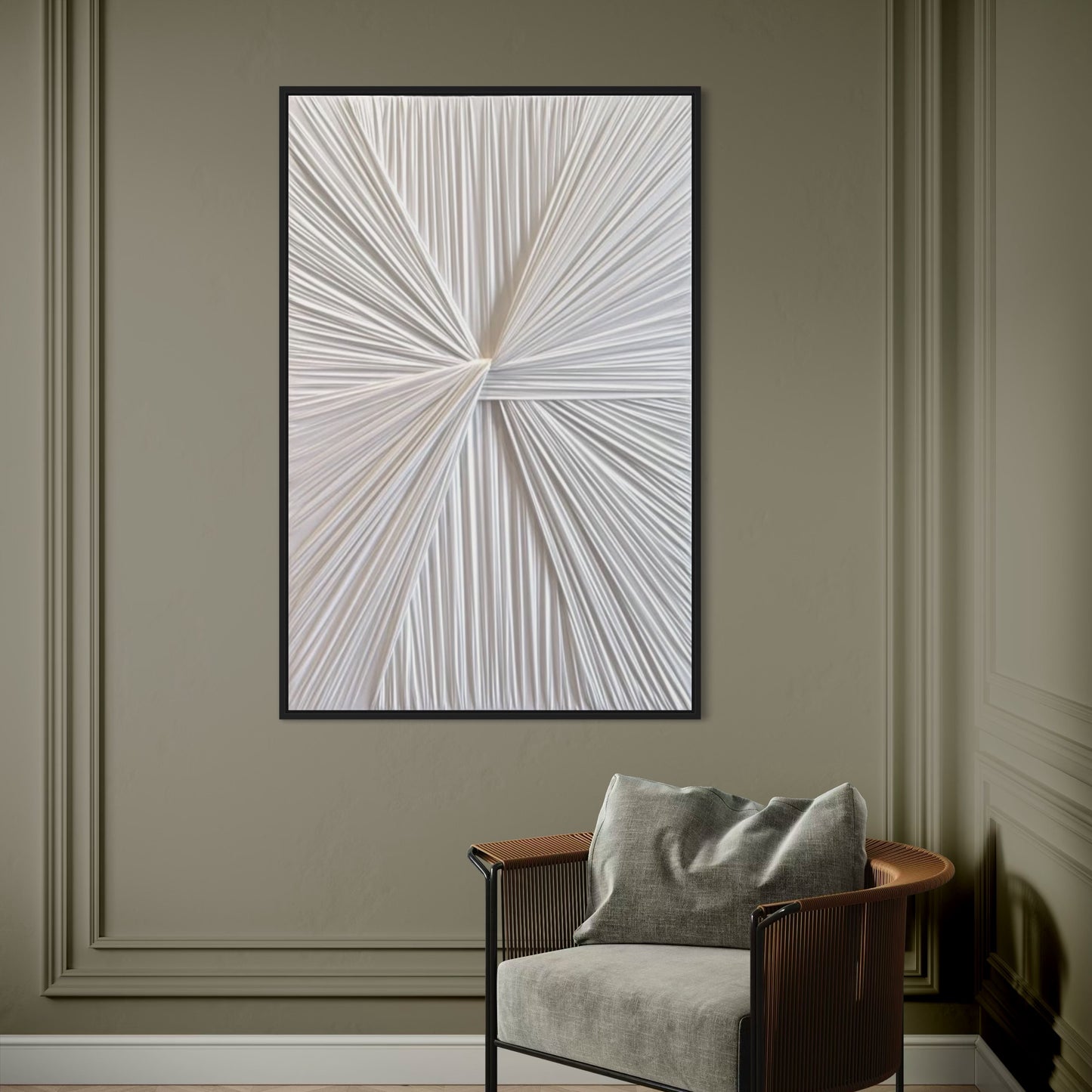 Fabric Art #3 Off White