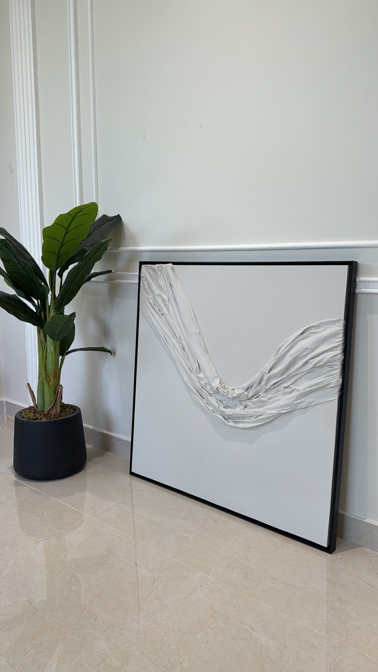 Silent Flow - Textured Wall Art