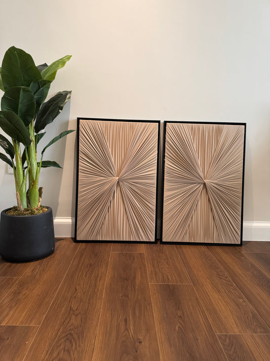 Fabric Art #3 Set of Two