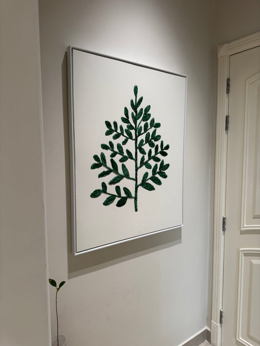Elegent Leaf - Textured Wall Art