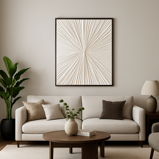 Fabric Art #2 Off White