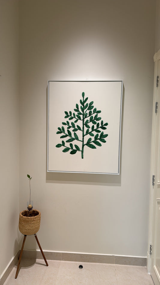 Elegent Leaf - Textured Wall Art