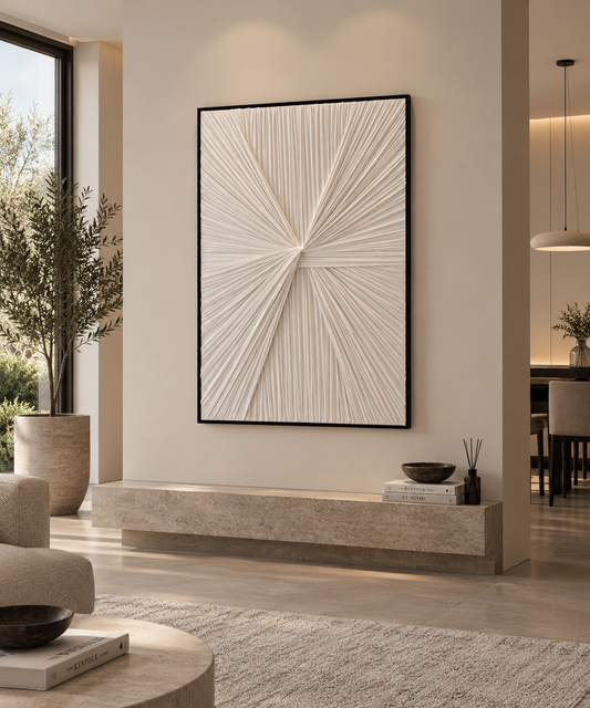 Fabric Art #3 Off White